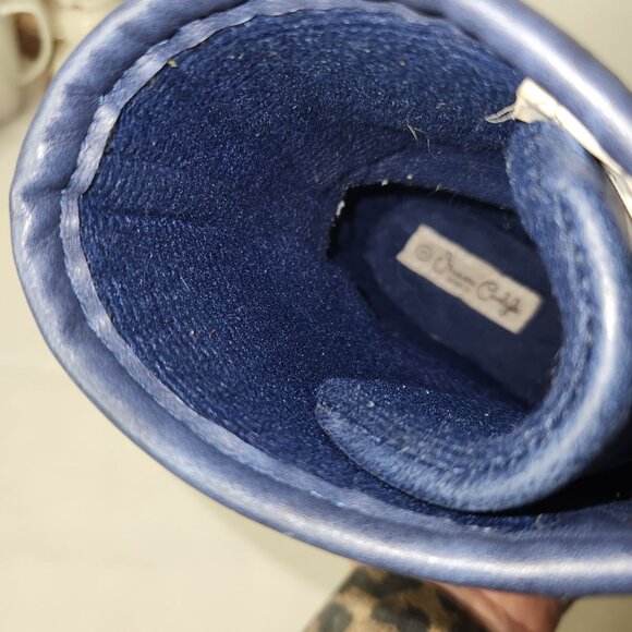 Jessica Carlyle Girls Size 2 Blue Sparkle, Glitter Rainboots GAVIN-04T - Picture 7 of 8